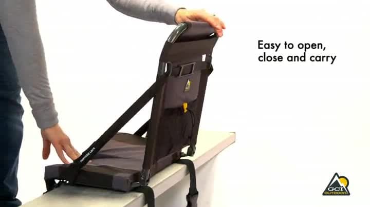 GCI Outdoor SitBacker Adjustable Canoe Seat with Back Support