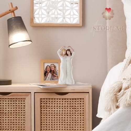 Gifts for Best Friends Women: Soul Sister Friendship Bestie Birthday Gift - Unique Present for Sisters from Sister Resin Figurines