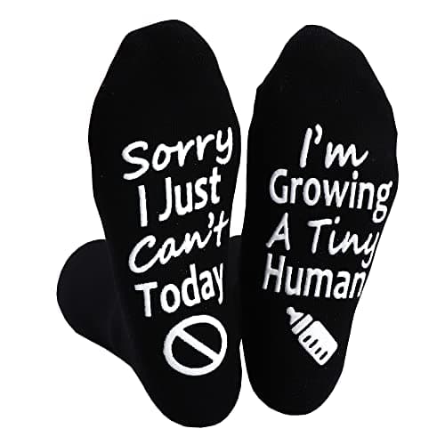 Pregnancy New Mom To Be Gift Growing a Tiny Human Socks Gifts For Pregnant Women Mother's Day