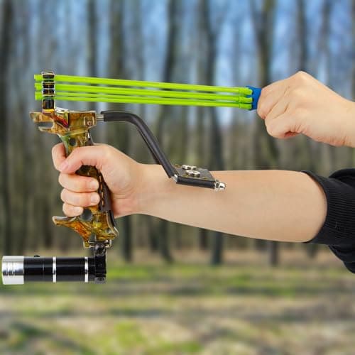 Stainless Hunting Slingshot High Velocity Catapult Slingshots Most Powerful Professional Outdoor Slingshots