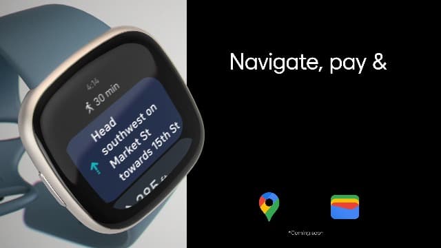 Fitbit Versa 4 Fitness Smartwatch with Daily Readiness, GPS, 24/7 Heart Rate, 40+ Exercise Modes, Sleep Tracking and more, Pink Sand/Copper Rose, One Size (S & L Bands Included)