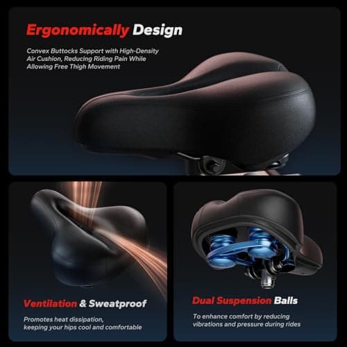 Merach Exercise Bike for Home Gym, Low Noise Stationary Bike with Brake Pad, Indoor Workout Bike with Self-Developed App, Tablet Mount and Fitness Courses for Weight Loss, 300 Lb Weight Capacity