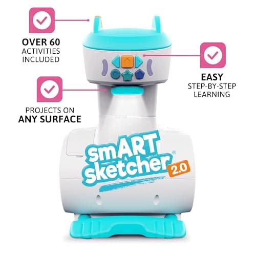 Flycatcher Smart Sketcher 2.0 Projector, Drawing and Tracing Projector for Kids, Educational Arts & Crafts Toy, Christmas Gift for Boys and Girls Ages 5+