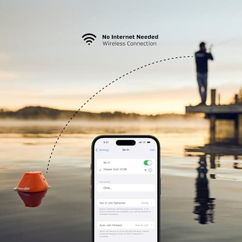 Deeper Start Fish Finder - Portable and Depth Finder for Recreational Fishing from Dock, Shore, Bank or Kayak | Castable Deeper Smart Sonar with Free User Friendly App