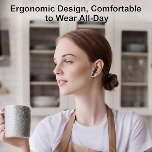 for iPhone 17 Pro Max Air, Earbuds Wireless Earphones for iPhone 16e, 16, 16 Pro Max, 16 Pro, 16 Plus, Bluetooth 5.3 Headphones Ear Buds Headset for 15 14 13 12 11 Mini SE XR X XS Max 8 7
