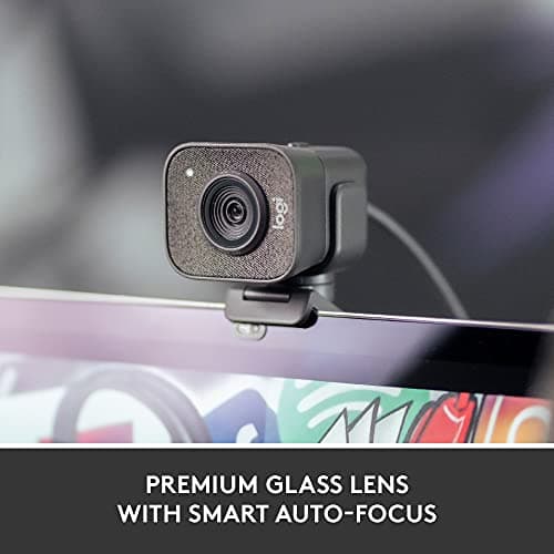 Logitech StreamCam Premium Webcam for Streaming and Content Creation, Full HD 1080p 60 fps, Works with Microsoft Teams, Google Meet, Zoom, Nintendo Switch 2’s new GameChat mode, for PC/Mac – Graphite