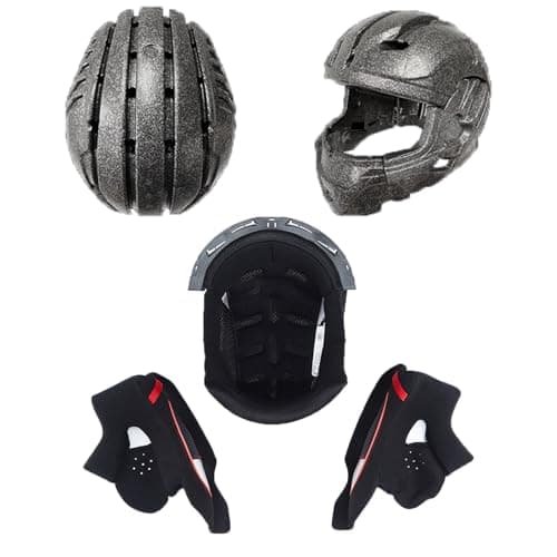 Carbon Fiber Full Face Motorcycle Helmets with Spoiler Sport Touring Street Motorcycle Helmet - Bluetooth Ready Speaker Pockets
