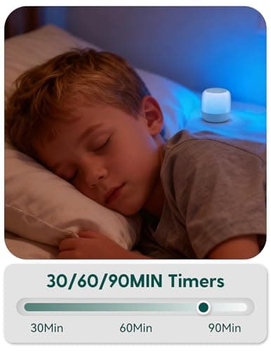 20 Non-Looping Sounds, USB-C Rechargeable, Auto-Off Timer, Last-Setting Memory, Compact Pocket Design Babelio Pocket Glow White Noise Machine for Travel, 9-Color Light B0FX4P8BT3