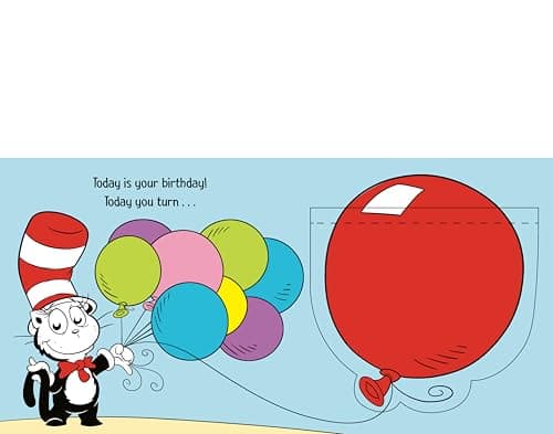 Happy First Birthday! With Dr. Seuss Babies: An Interactive Lift-the-Flap Board Book with a Mirror (Dr. Seuss Babies Board Books) 0593813359