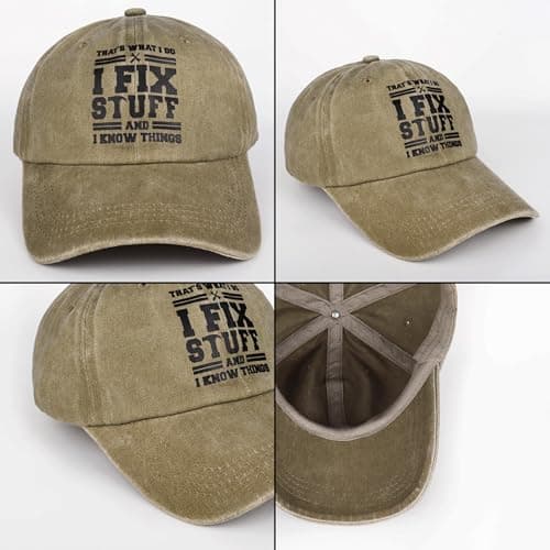 Cotton Baseball Cap Adjustable Mens Gifts Ideas for Birthday