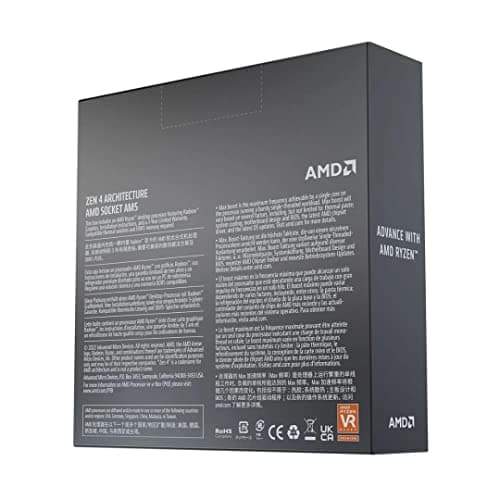 AMD Ryzen 5 7600X 6-Core, 12-Thread Unlocked Desktop Processor