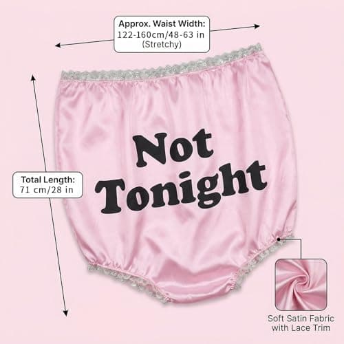 Hosrnovo Funny Underwear for Women, 28Inches Big Granny Panties Gag Gifts for Adults Men