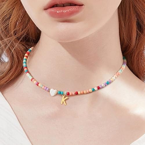 Teen Girl Gifts Trendy Stuff for 4 5 6 7 8 9 10 11 12 13 Year Old Girl, Initial Fanny Pack Necklace for Toddler Kids Christmas Birthday Gifts for Girls kids Initial Gift for 4-13 Teens (K) B0DT1179VN