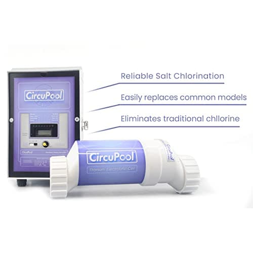 CircuPool® Universal25 Saltwater Chlorinator - Complete System with 25k-Gallon Max Titanium Cell & 4 Year Warranty