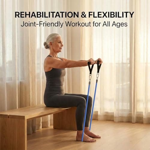 VEICK Resistance Bands, Exercise Bands, Workout Bands, Resistance Bands for Working Out with Handles for Men and Women, Exercising Bands for Fitness Weights Work Out at Home