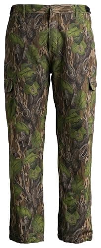 BLOCKER OUTDOORS Finisher Turkey Hunting Cotton Pants – Durable Camo Pants with Adjustable Waist & Multiple Pockets