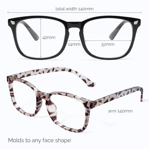 livho High Tech Blue Light Glasses - Advanced Blue Light Blocking Computer Glasses - Screen Fatigue & UV Protection