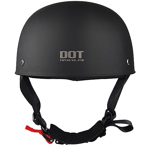 Vintage Motorcycle Helmet Men and Women Adults Open-Face Motorbike Helmets Retro Half Helmet Fashion Baseball Cap Casco DOT Approved