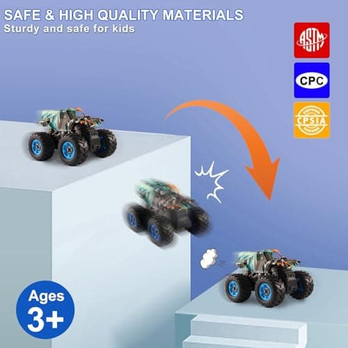 Take Apart Monster Truck Toys for Kids 3 4 5 6 7 8 Year Old Boys, STEM Educational Building Toys with Electric Drill & Storage Box Gift Birthday Christmas for Boys Girls Kids Toddlers B0FKT2MJ2W