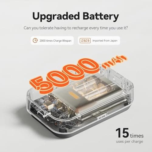 Cordless Knee Massager with Heat Vibration for Pain Relief, MAXwarm 4.0[2025 Upgraded] - Electric Heated Knee Brace with 5 Heat Levels and 3 Massage Mode, Gifts for Men Women (Grey, Pair)