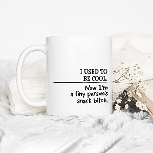 Loftipop Funny Mom Dad Parents Coffee Mug, Novelty Gag Birthday Gift for Mother Father, New Mama Tea Cup (11oz)