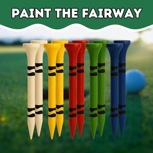 Funny Golf Tees | Golf Accessories for Men | Top Golf Gifts for Men & Unique Golf Gifts for Golfers | Premium Golf Stuff & Golf Bag Accessories | Wooden Bamboo Tees B0GHSR3QFX