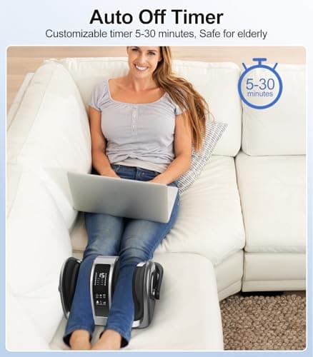 CARESKY® Shiatsu Foot Massager with Heat and Remote-FSA Eligible HSA Electric Deep Kneading Foot Massager for Neuropathy, Plantar Fasciitis, Massage Feet/Leg/Calf/Ankle, Gifts for Women and Men B0D83GDVG8