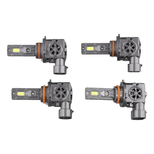 Termitor Latest 9005 9006 LED Bulbs, 100,000LM Brightness Hi/Low Beam, 85000+ Hours Long Service Life, 6500K Cool White, Real 1:1 Halogen Size 9005/HB3 9006/HB4 Fog Lights, Plug N Play, Pack of 2