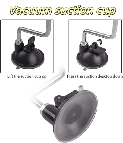 Fishing Line Spooler – Portable Table Mounted Reel Spooler for Spinning & Baitcasting Reels – Adjustable to Fit Multiple Size Spools-Fishing Line Remover Gifts for Men (Clips and Suction Cups)