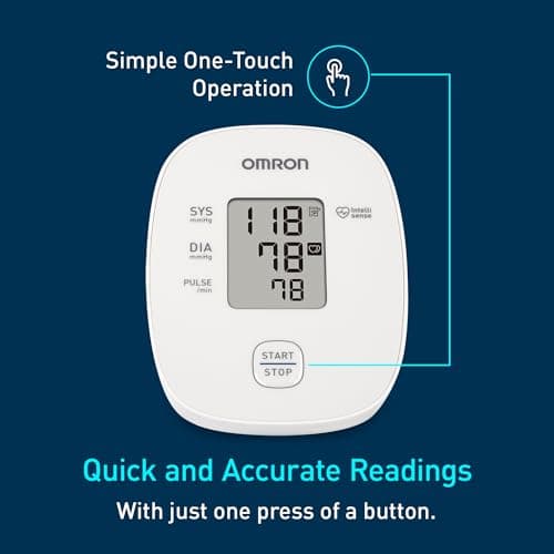 OMRON Iron Blood Pressure Monitor for Home Use & Upper Arm Blood Pressure Cuff - #1 Doctor & Pharmacist Recommended Brand - Clinically Validated