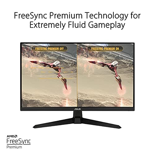 ASUS TUF Gaming 27 Inch Gaming Monitor - Full HD, 1080P, 165Hz (Supports 144Hz), 1ms, Extreme Low Motion Blur, FreeSync Premium, Shadow Boost, Eye Care, HDMI, DisplayPort, Tilt Adjustable - VG277Q1A