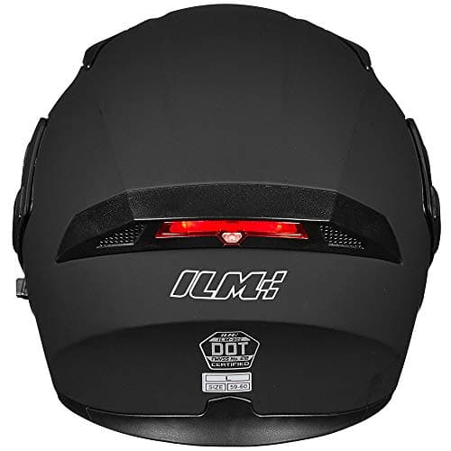 ILM Motorcycle Dual Visor Flip up Modular Full Face Helmet DOT Model 902/902L