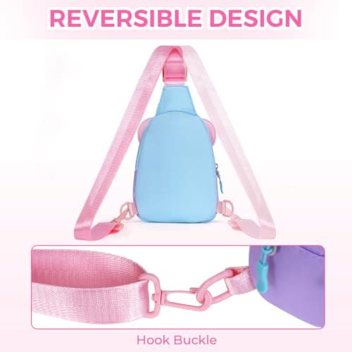 2 3 4 5 6 7 Year Old Girl Birthday Gift, Initial Crossbody Bag, Girls Kids Birthday Gifts, Sling Bag for Kid, Toddler Purse Anoup Birthday Gift for Daughter Monogram Crossbody Sling Bag Purse Pink J B0H5154T3Q