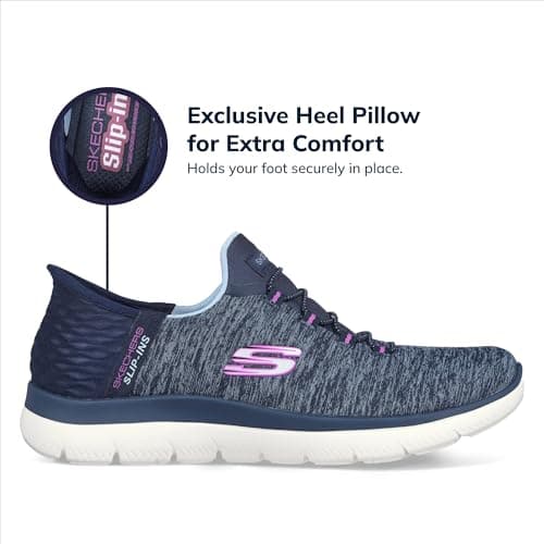 Skechers Women's Summits Dazzling Haze Hands Free Slip In Sneakers