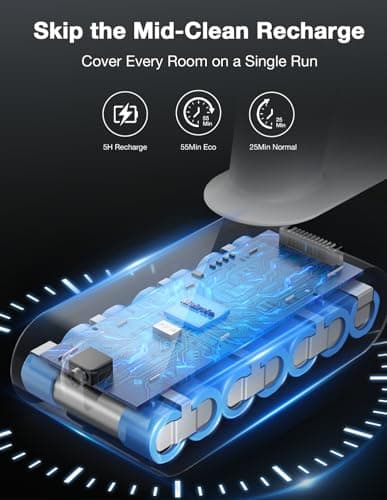 Maircle Cordless Stick Vacuum Cleaner for Home, Lightweight Rechargeable Vacuum with 55min Runtime, Powerful Suction, Green LED Headlight, 9-in-1 Pet Hair Carpet & Hardwood Floor Cleaner