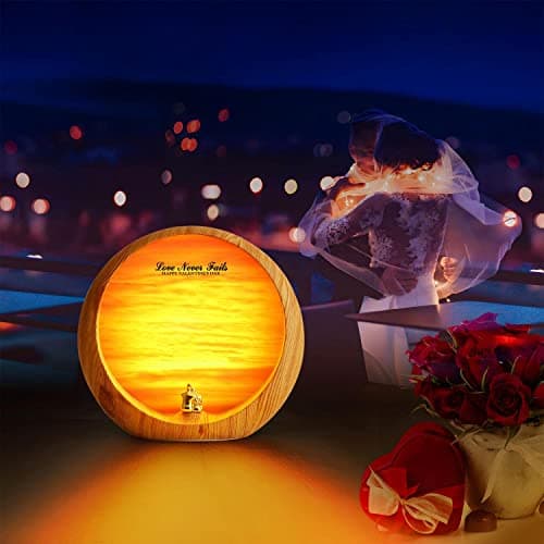 mamre Golden Sunset Lamp Gifts Idea Anniversary Valentine’s Birthday Mother's Day Gifts Home Decoration Unique Table Lamp Gift