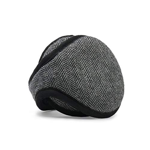 180s Men's Chesterfield Behind-the-Head Winter Ear Warmer | Adjustable & Foldable Earmuffs