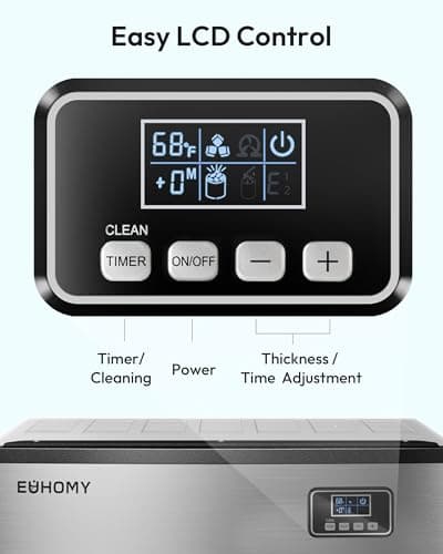 EUHOMY Commercial Ice Maker Machine 400Lbs/24H,ETL Approval, Industrial Ice Machine, 250Lbs Storage, Ice Ready in 11-20min, Stainless Steel Ice Maker for Bar/Cafe/Restaurant/Business