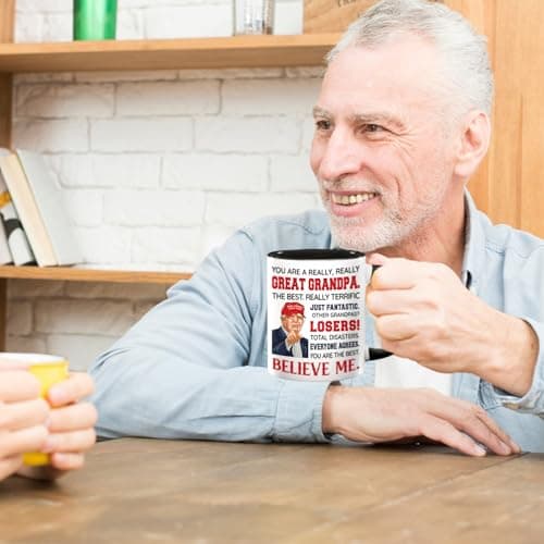 Grandpa Gifts - Grandpa Christmas Gift - Best Grandfather Ever Gifts From Grandchildren - Funny Gift For Grandfather - Father's Day Birthday Christmas Idea - Grandpas Ceramic Mug11 Oz