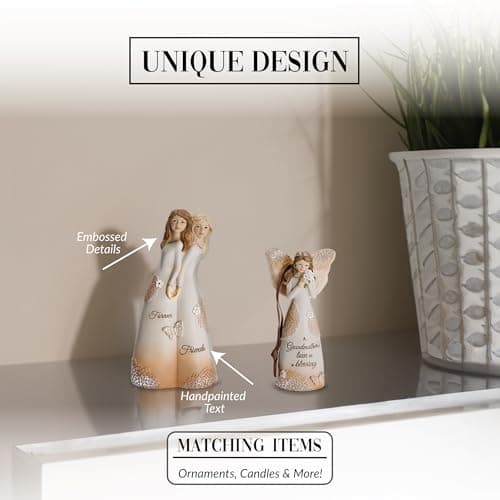 Pavilion Gift Company 19110 Forever Friends Figurine, 5-1/2", White, Rose