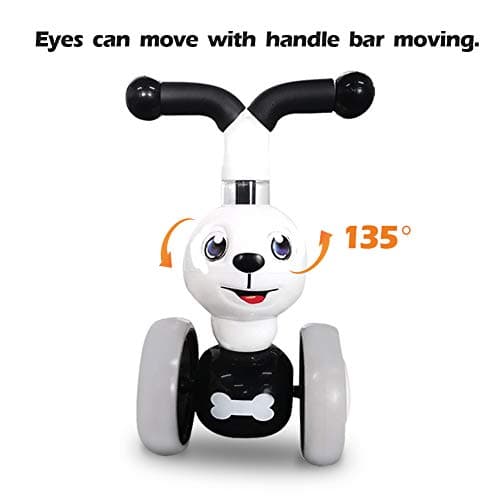 YGJT Baby Balance Bike Toys for 1 Year Old, Birthday Gifts for Boys and Girls, Silent Wheels & Non-Pedal Baby Walker Riding Toys for 10-36 Months Toddlers, Kids First Bike Gifts Spotty Dog B07RFLR3VY