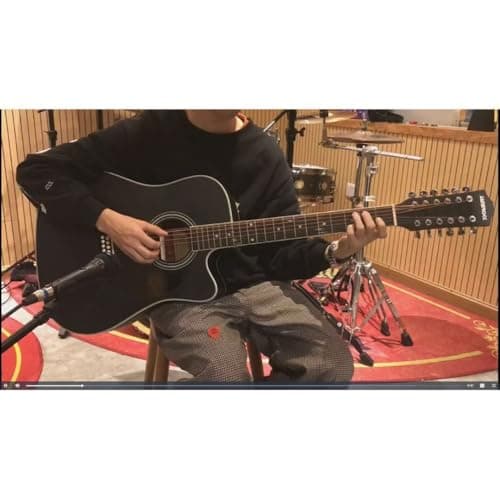 Takamine GD30CE-12 12-string Acoustic-electric Guitar - Black