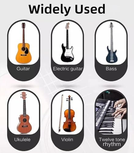 Ulumac Aroma 3 in 1 Digital Metronome Tuner for All Instruments - Guitar, Piano, Violin, Bass, Ukulele, Trumpet, Flute, Clarinet - Accurate Chromatic Tuner, Metronome, Tone Generator, Easy Operation