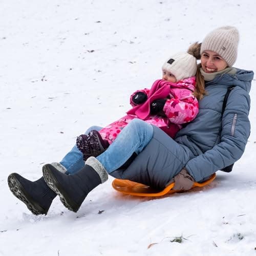 Decould sylf Snow Boots for Women Mid Calf 2026: Winter Warm Fur Lined Shoes Comfortable Waterproof with Zipper for Outdoor Walking