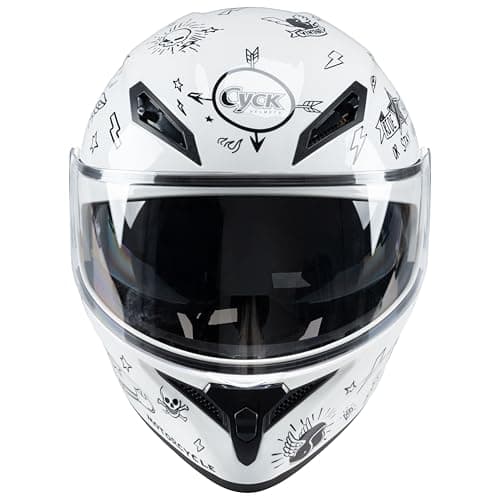 Helmets Full Face for Men Women Adult Smoked Sunshield