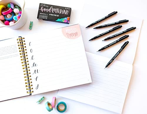 Calligraphy Kit for Beginners - Calligraphy Pen Set with Calligraphy Workbook