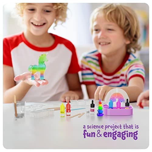 Dan&Darci Unicorn Soap Making Kit - Girls Crafts DIY Project Age 6+ Year Old Kids - Unicorn Girl Gifts - Science STEM Activity Teenage Gift - Make Your Own Soap Kits - Craft Toys Ages 6 7 8 9 10 11 12