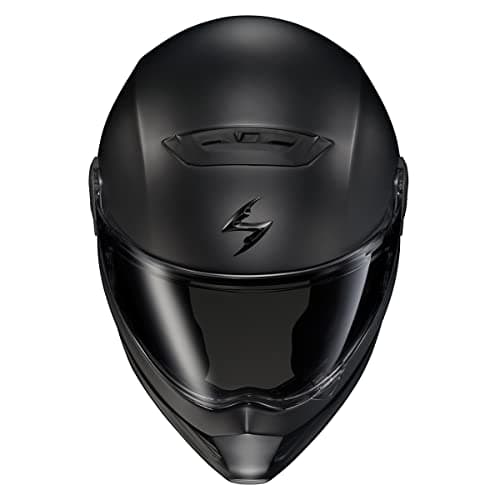 ScorpionEXO Covert FX Full Face Adult Motorcycle Helmet Street Fighter Style - Bluetooth Ready Speaker Pockets DOT ECE Solid (Matte Black - Medium)
