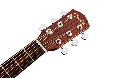 Fender CD-60SCE All-Mahogany Dreadnought Cutaway Acoustic Electric Guitar, with 2-Year Warranty, Fishman Pickup and Preamp System, Natural