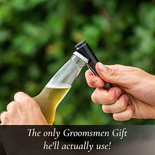 Groomsmen Gifts for Wedding - Engraved ‘GROOMSMAN' 50 Cal Bottle Opener I Set of 1 I Groomsman Gifts for Wedding I Perfect for Groomsmen Proposal I Groomsman Proposal Gifts B091SSQLFW